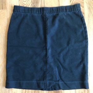 J.Jill Black Twill Skirt